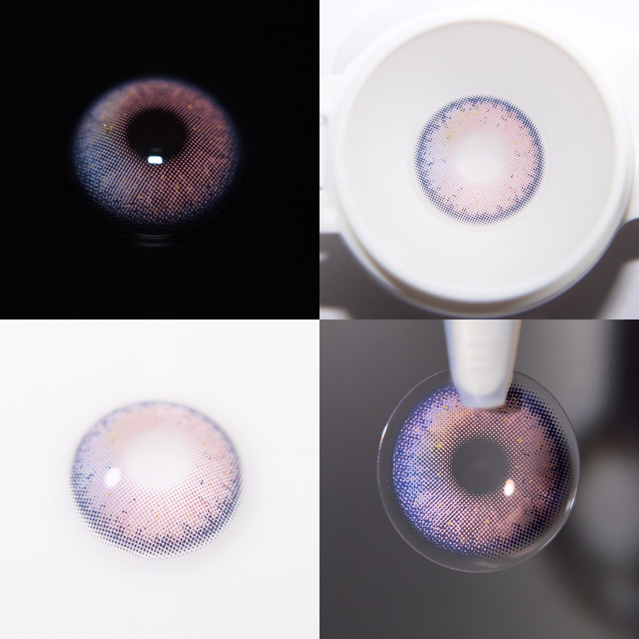 Glitter Violet Contact Lenses(12 months wear)