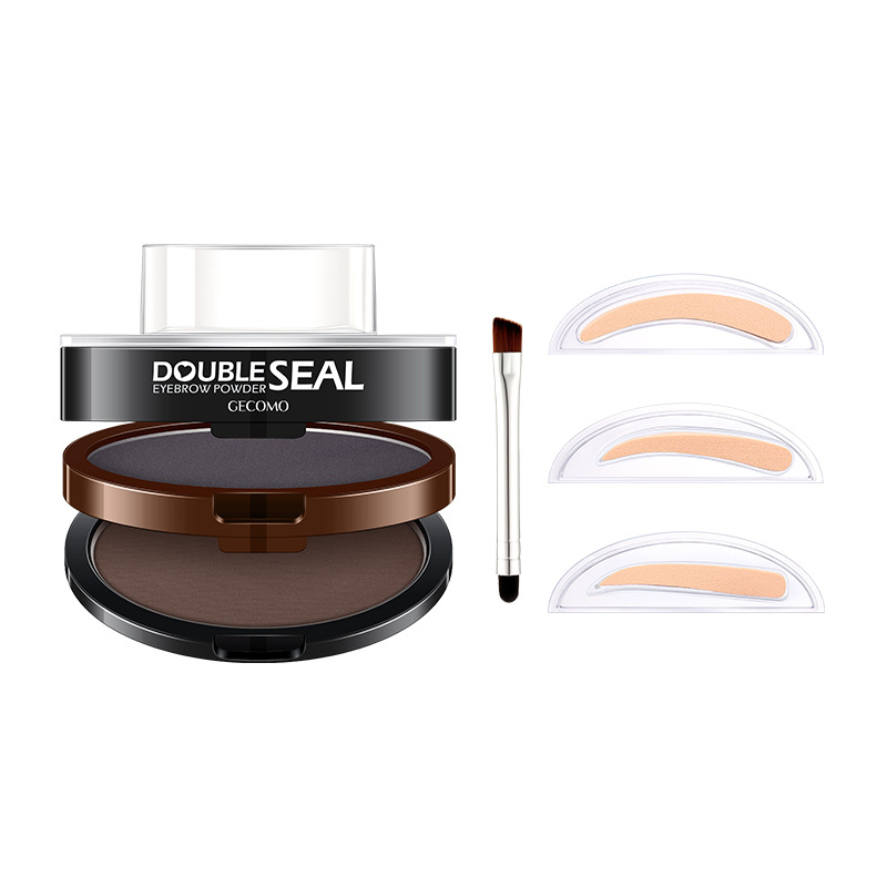 GECOMO DOUBLE LAZY SEAL EYEBROW POWDER