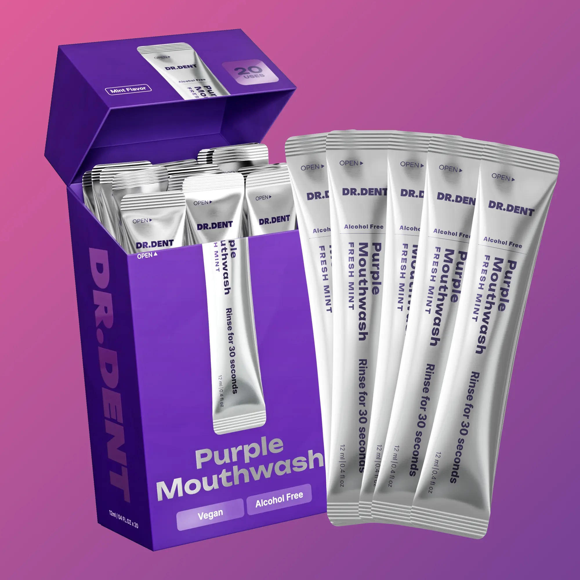 DR.DENT Purple Mouthwash