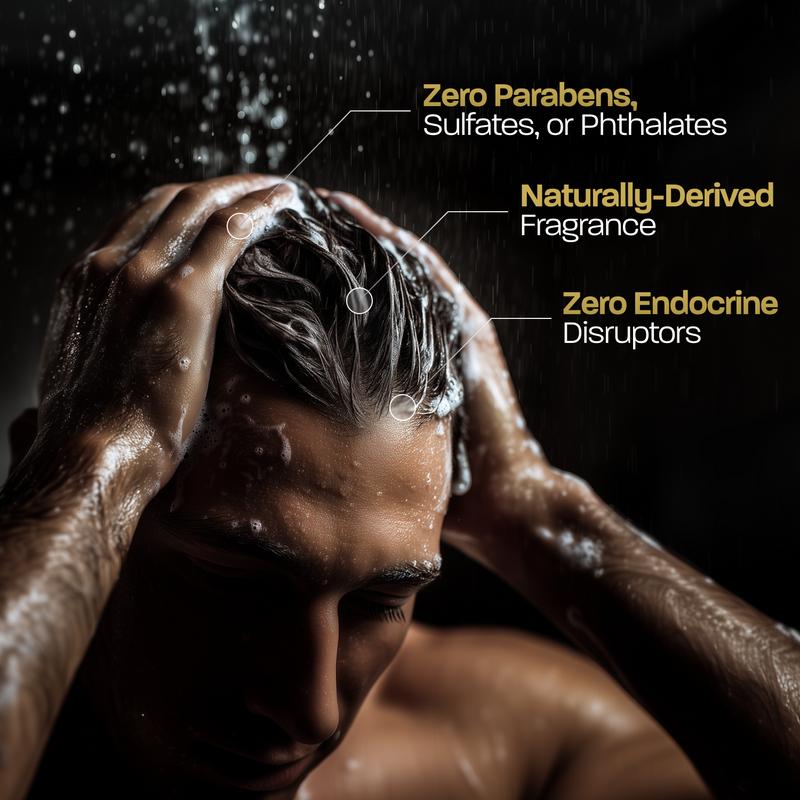 BASED Shampoo | 100% Non-Toxic, Gentle Cleansing, & Nourishing | For All Hair Types