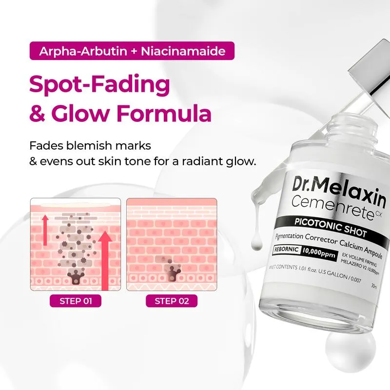 [Dr.Melaxin Official] Picotonic Shot Pigmentation Ampoule | Brightening, Dark Spot, Elasticity | Korean Cosmetics |