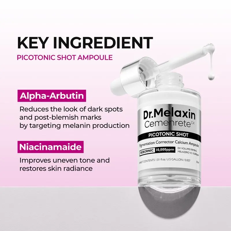 [Dr.Melaxin Official] Picotonic Shot Pigmentation Ampoule | Brightening, Dark Spot, Elasticity | Korean Cosmetics |