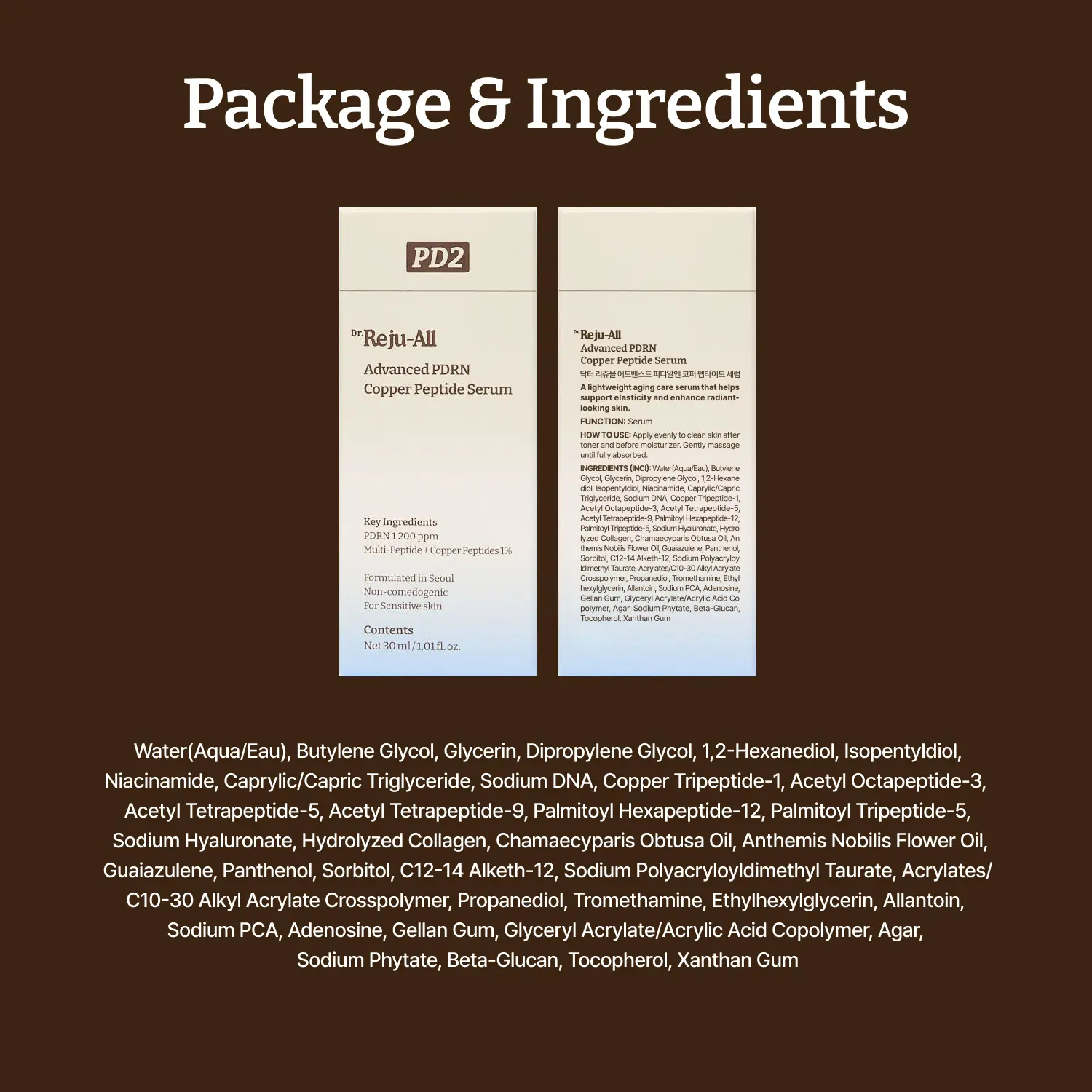 Dr.Reju-All Advanced PDRN Copper Peptide Face Serum