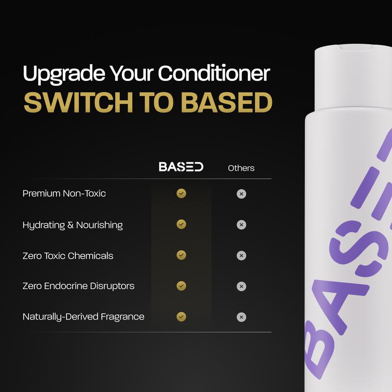 BASED Conditioner | Premium Non-Toxic, Deep Conditioning | For All Hair Types