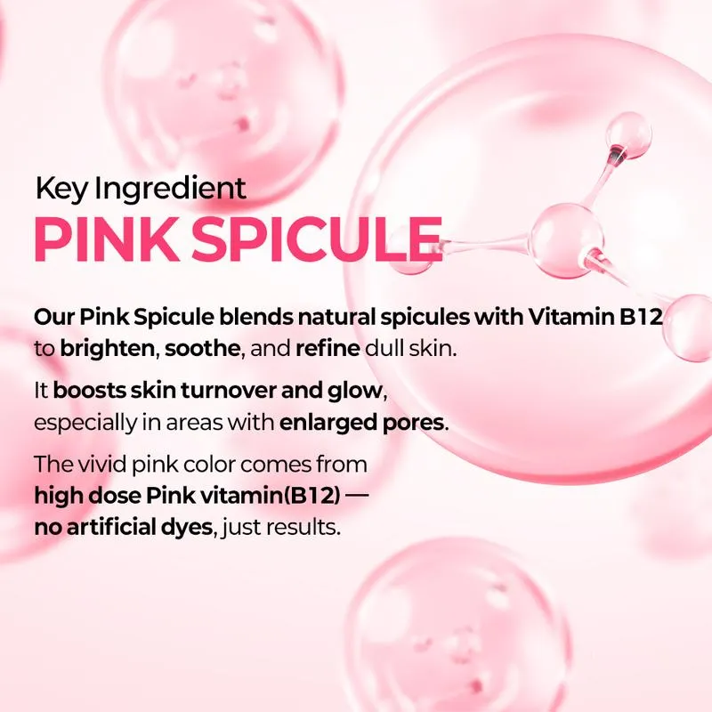 [Dr.Melaxin Official] Cemenrete Cyano Pink Spicule Serum | Pore tightening, Brightening, Moisturizing, Wrinkles | Korean Cosmetics | 1.01 fl.oz.
