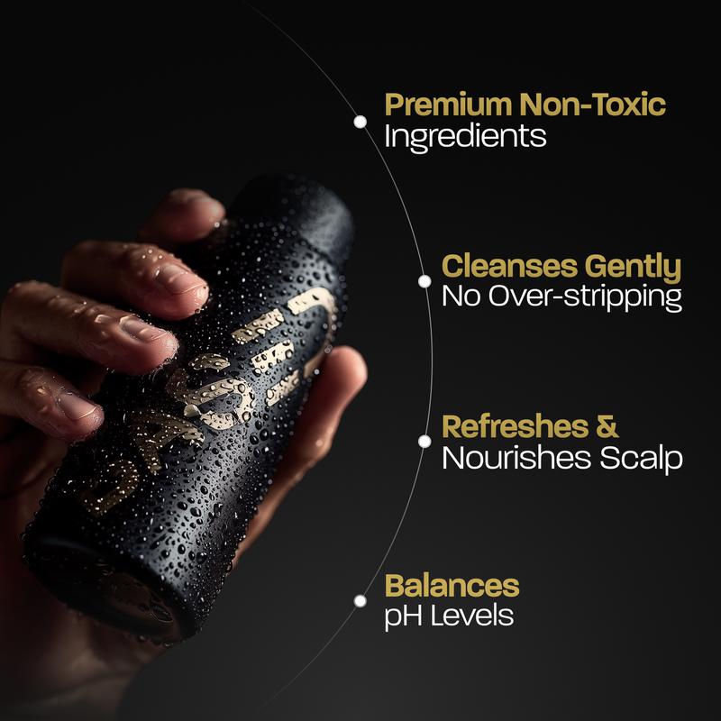 BASED Shampoo | 100% Non-Toxic, Gentle Cleansing, & Nourishing | For All Hair Types