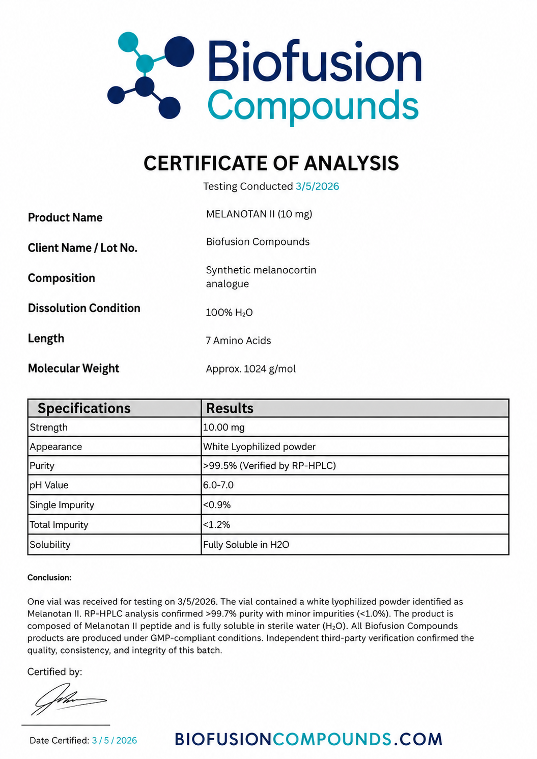 Melanotan 1