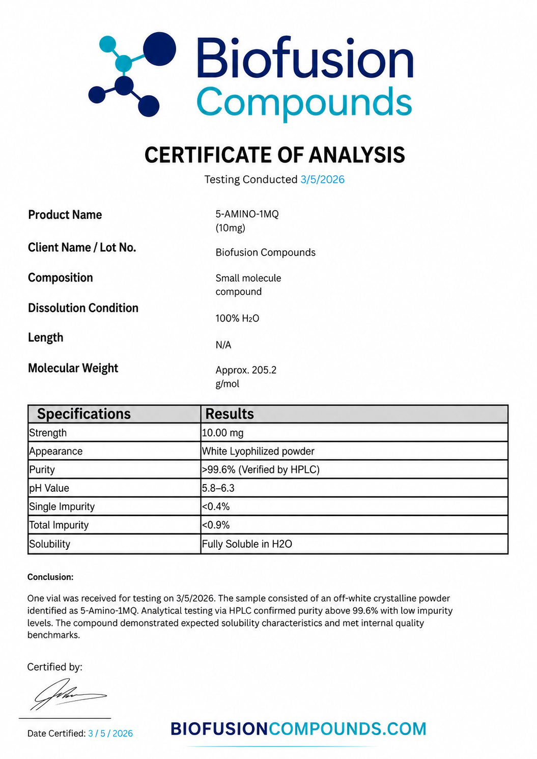 5-Amino-1MQ