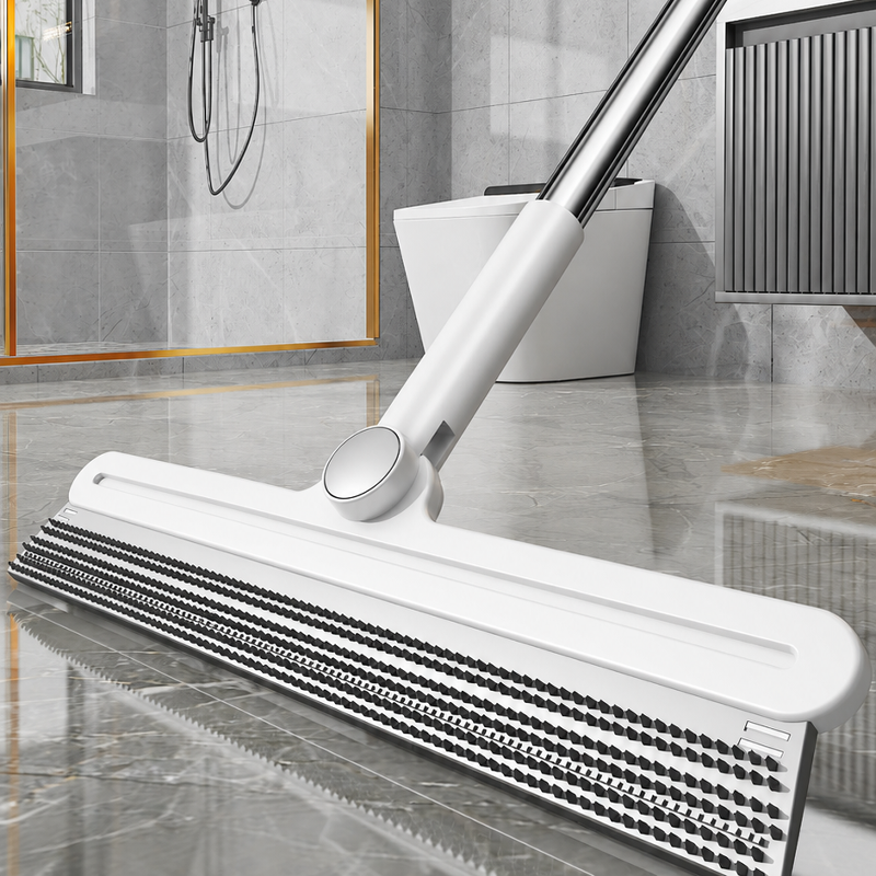 Pet Hair Removal Brush with Long Handle, Suitable for Floor Cleaning
