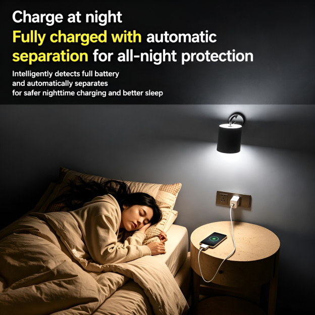 Fully charged splitter intelligently separates when fully charged, supports 140W fast charging, auto