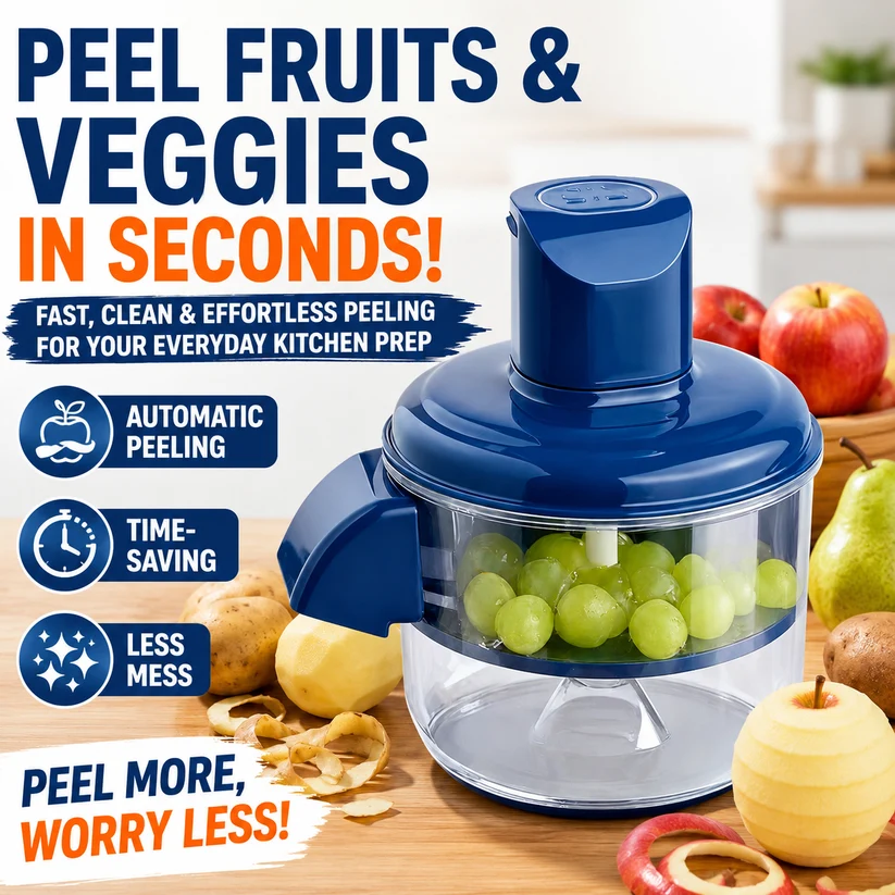 Fully Automatic Household Electric Fruit Peeler, Fruit And Vegetable Grape Peeler, Green Extraction Peeler