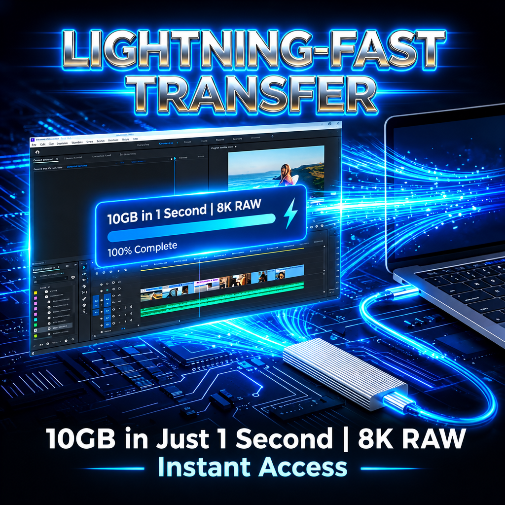 Portable Solid-state Drive (ssd) External Hard Drive