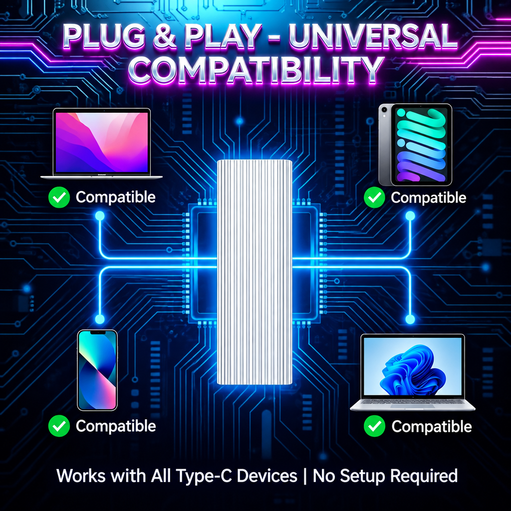 Portable Solid-state Drive (ssd) External Hard Drive