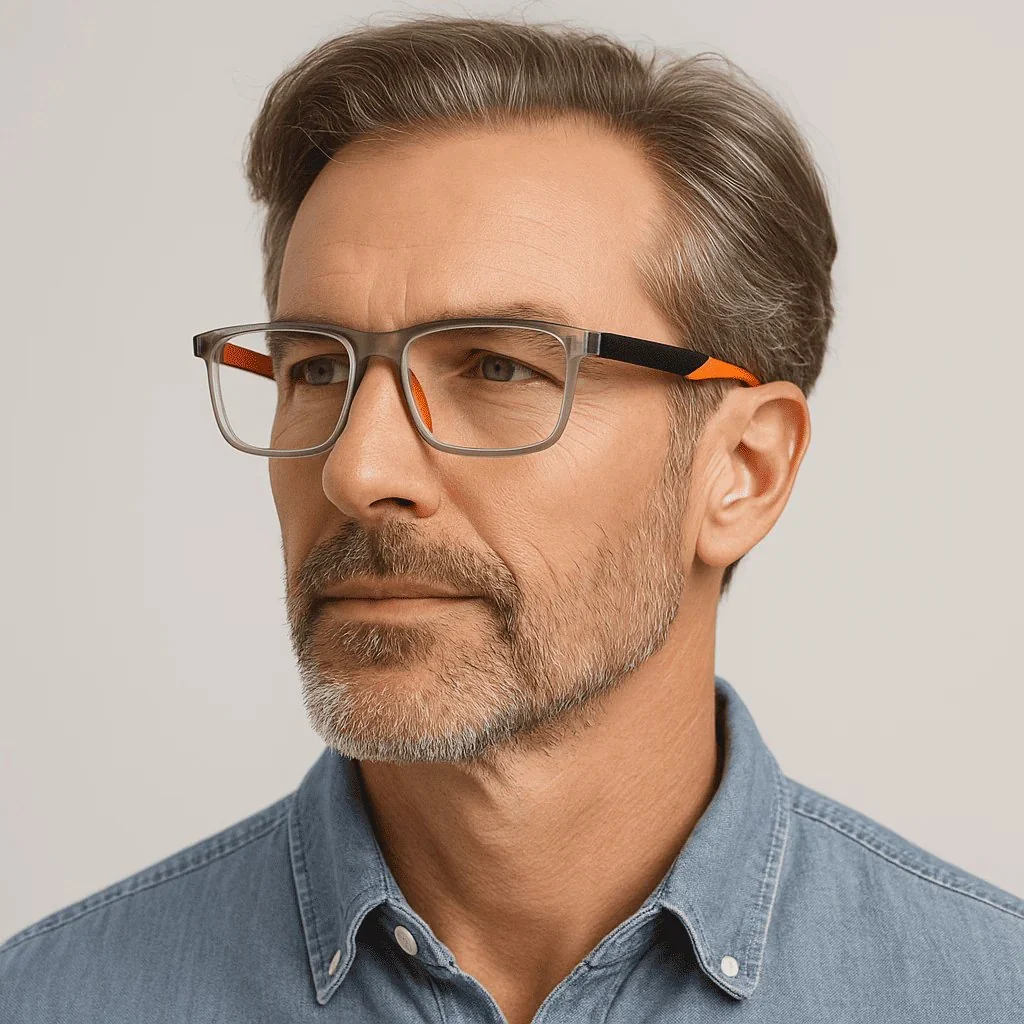 Multi-focus Progressive Reading Glasses – Blue Light Blocking, Ultra-light Sports Frame, Perfect For Distance And Near Vision – Fashionable Eyewear For Seniors