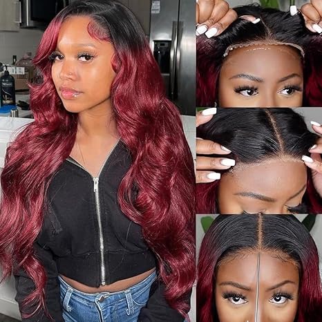 Straight Hd Transparent Lace Front Wigs Human Hair