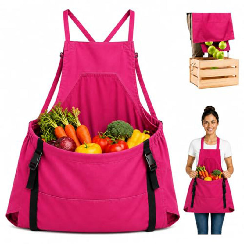 Women's Gardening Apron, Garden Tool Storage Bag, Thickened, Stain-resistant Outdoor Apron