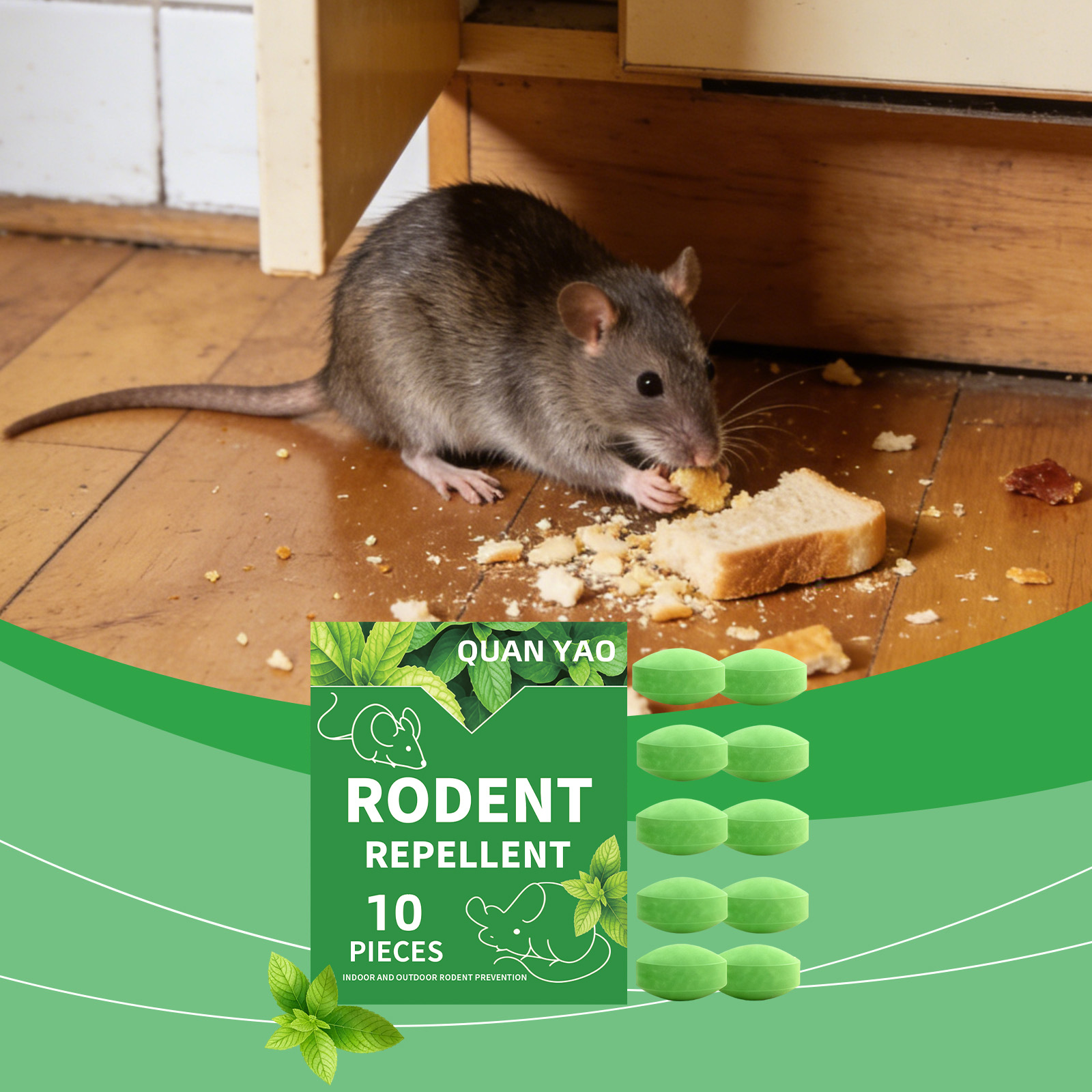 Natural Rodent Repellent Balls For Indoor Use — Protects Furniture From Chewing, Freshens Air With A Gentle, Long-lasting Scent