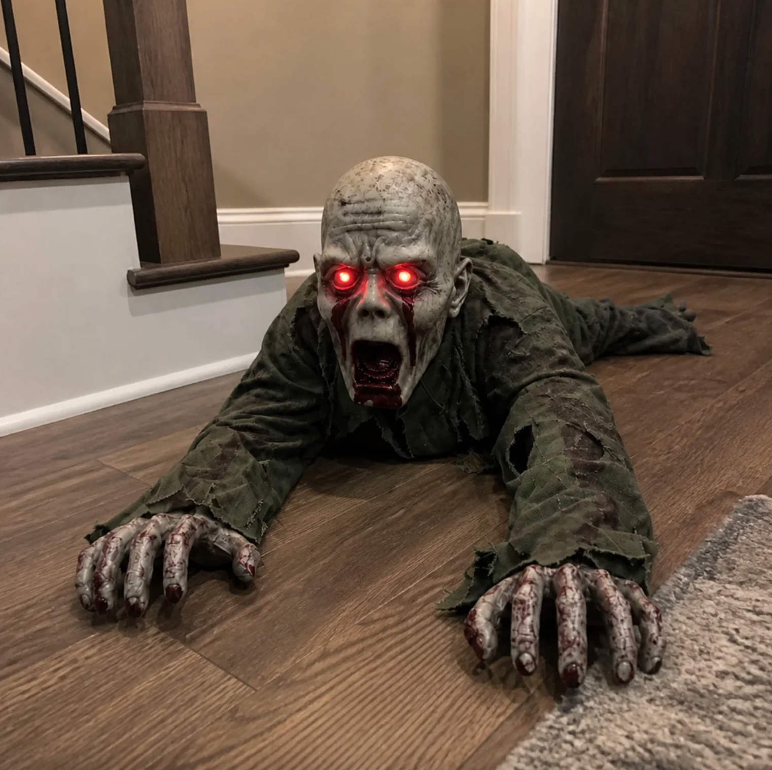 Halloween Decorations: Scary Motorized Crawling Ghost