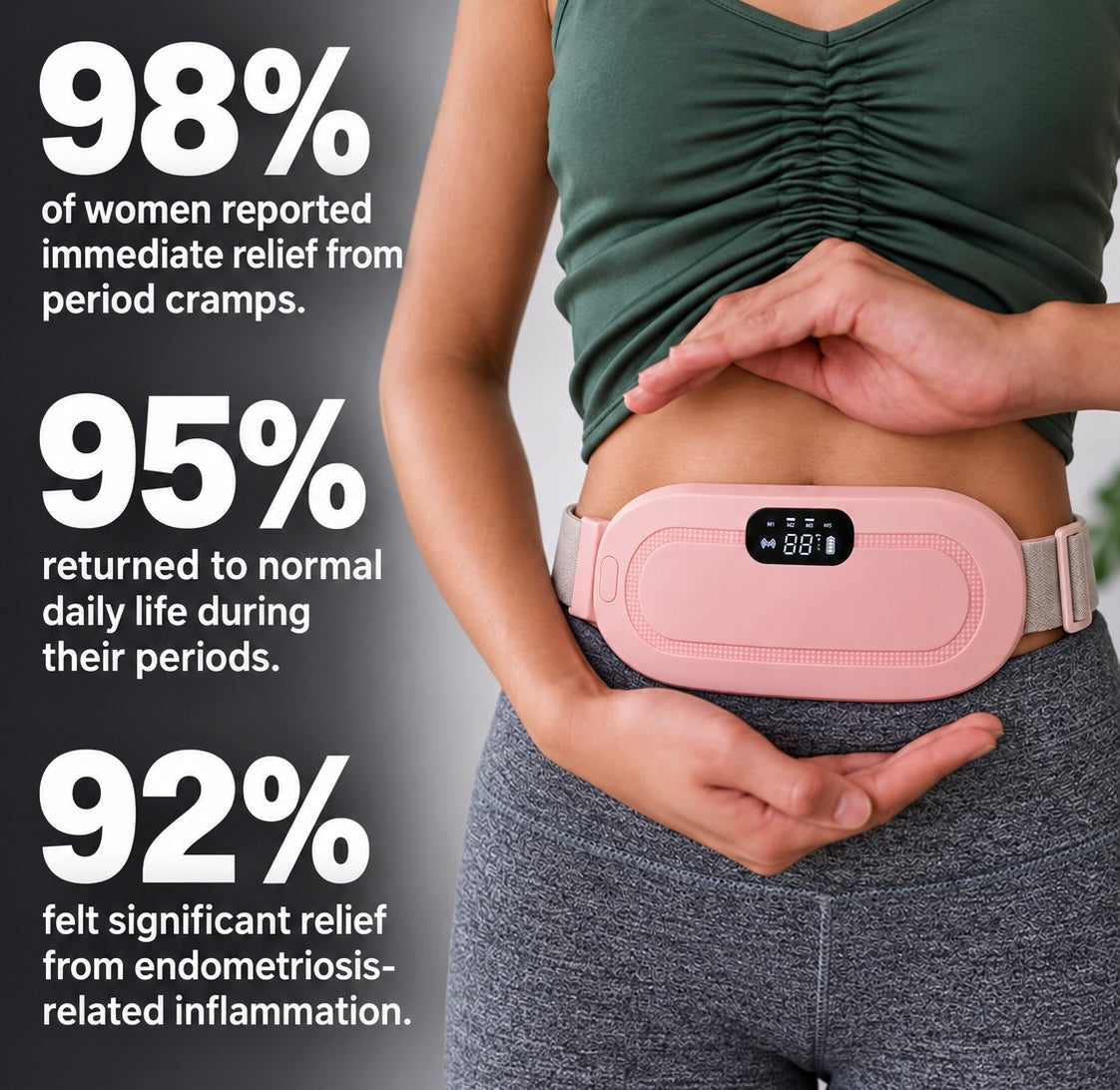 Massage Belt For Women: Uterus-warming Belt, Stomach-warming Belt, Uterus-warming Device—warm And Soothe The Abdomen With This Therapeutic Device