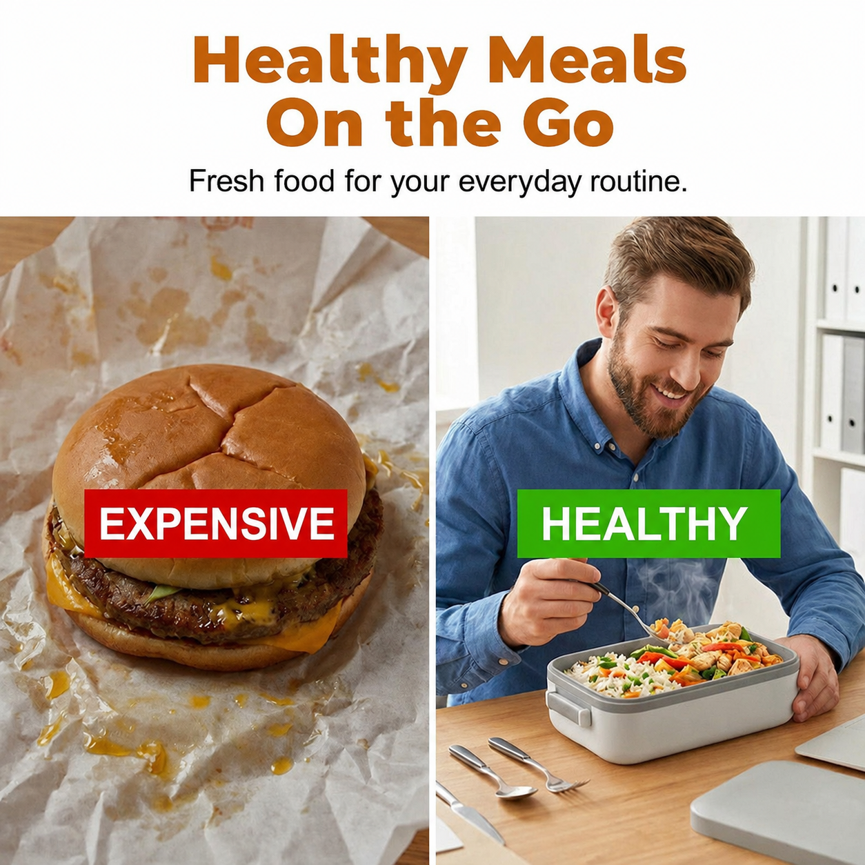 ⚡ Portable Electric Lunch Box With Self-heating 🔋🌡