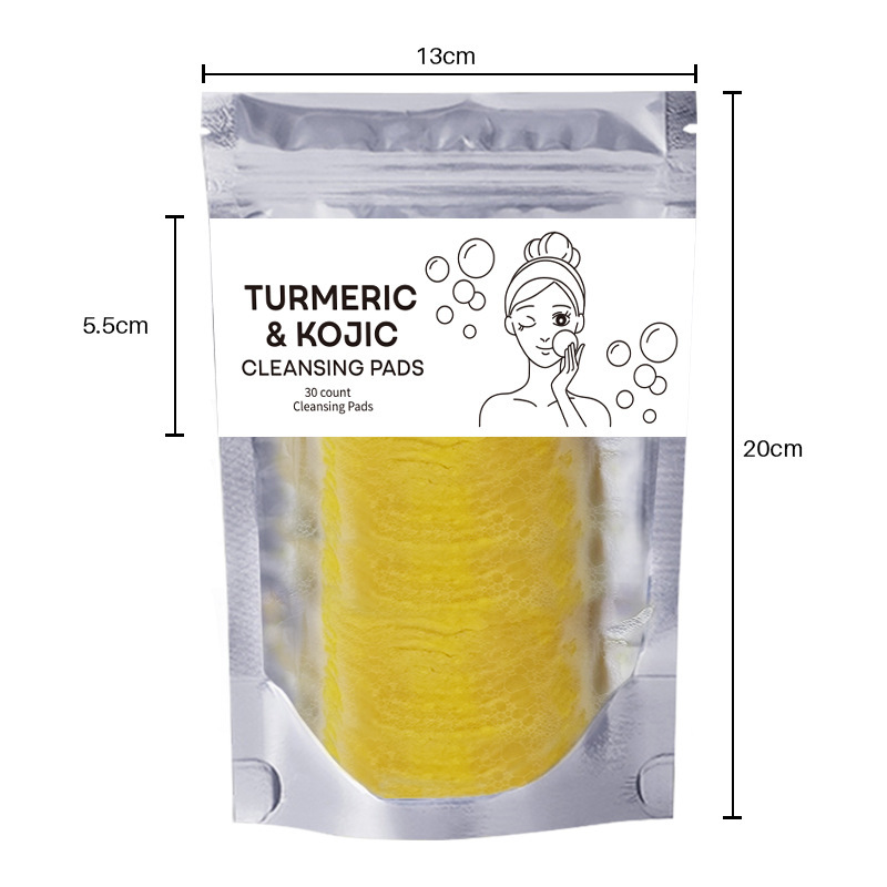 Turmeric Facial Cleansing Pad For Exfoliation And Facial Care