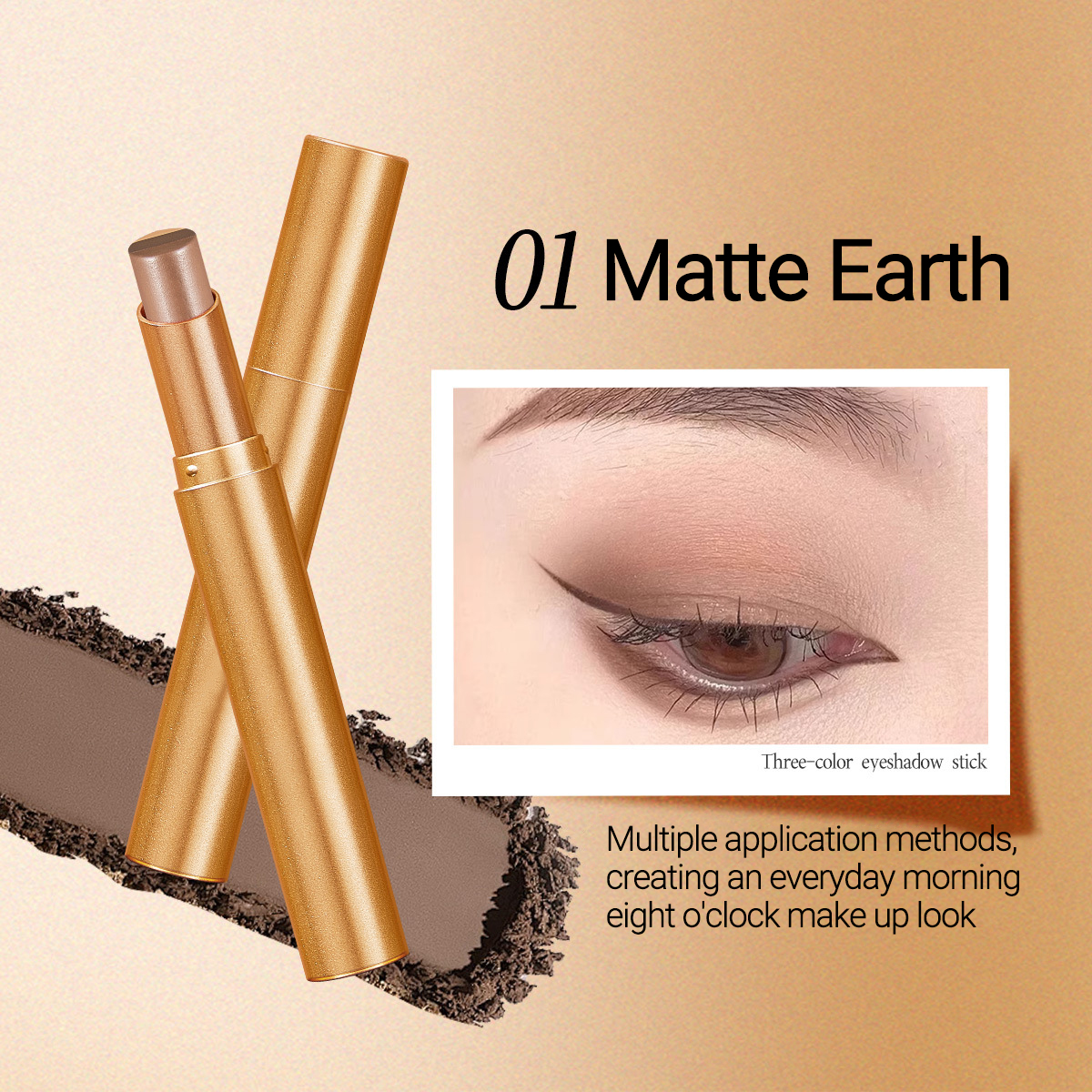 Radiant Tri-color Eyeshadow Stick