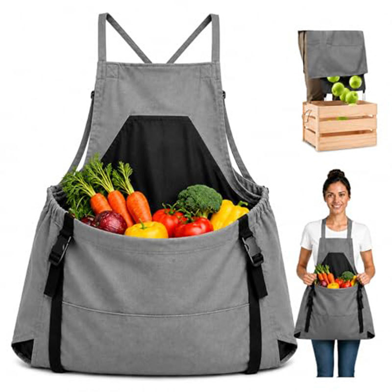 Women's Gardening Apron, Garden Tool Storage Bag, Thickened, Stain-resistant Outdoor Apron