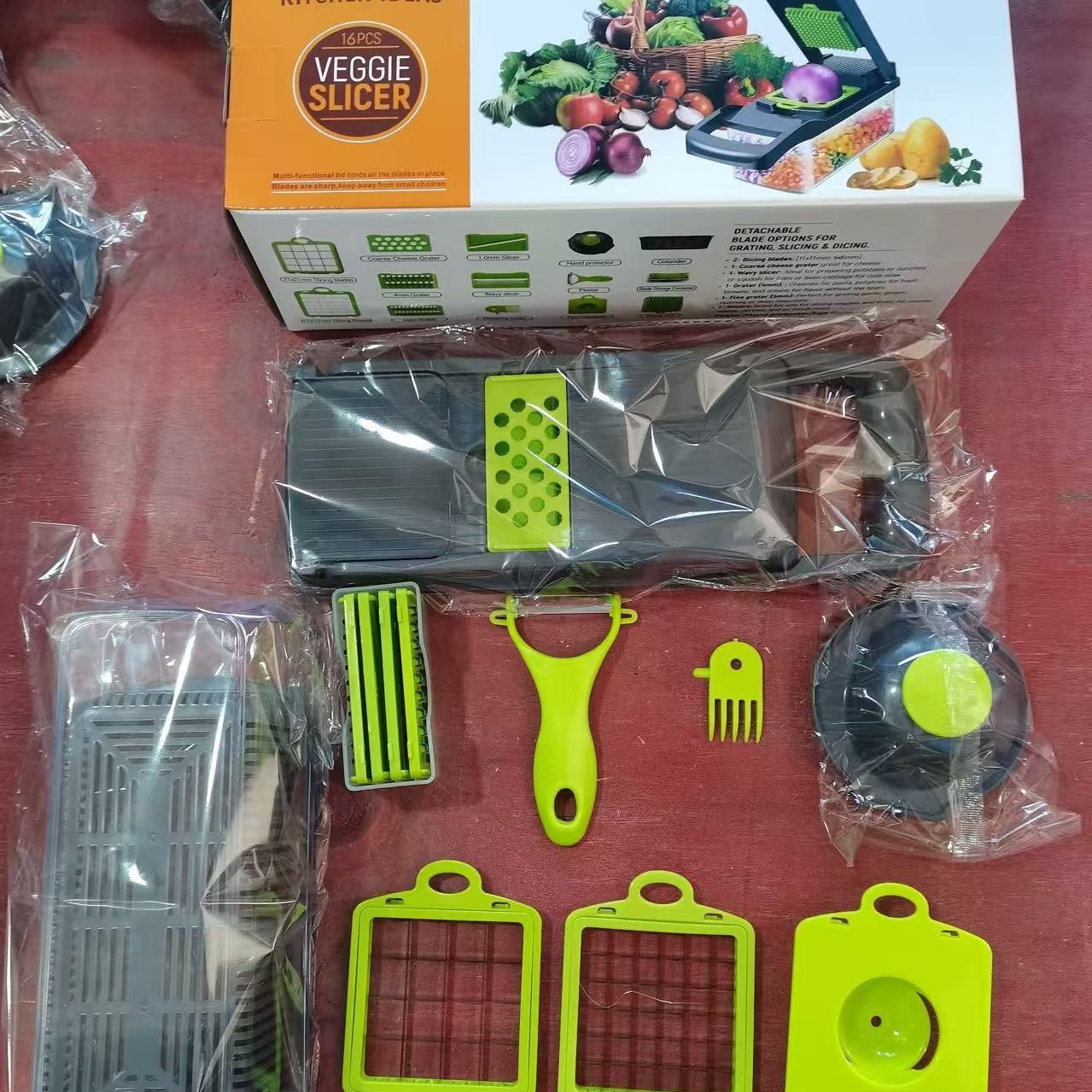 Multi-functional Vegetable Chopper - Kitchen Essential For Slicing, Dicing, Shredding, And Cutting Fruits & Vegetables