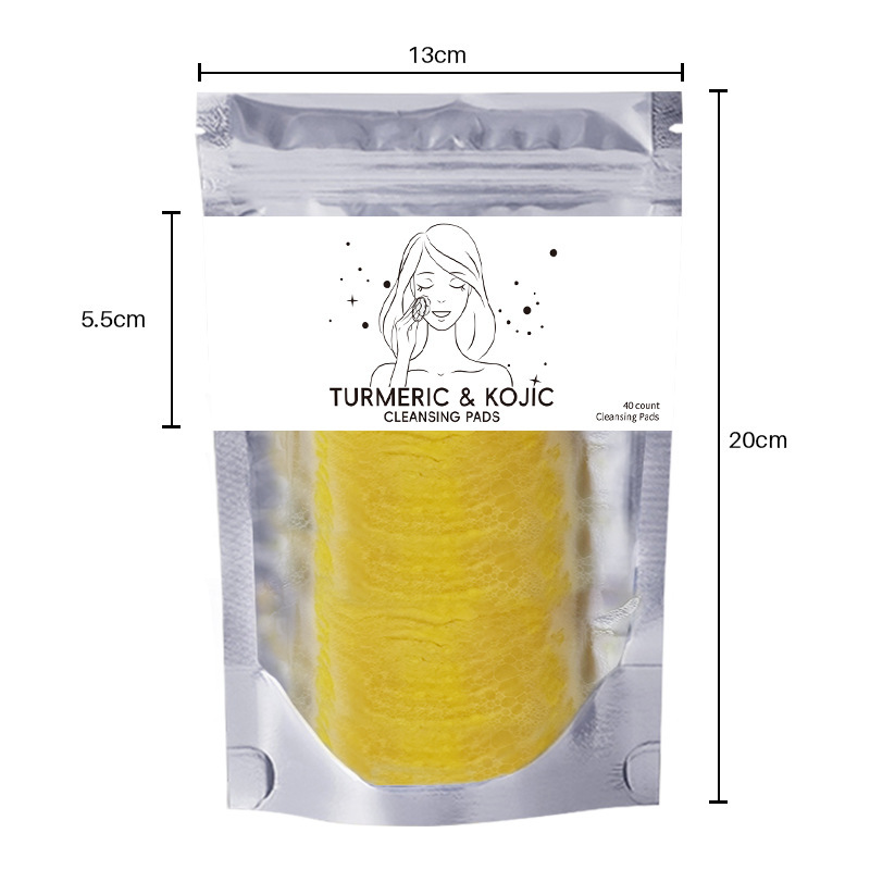 Turmeric Facial Cleansing Pad For Exfoliation And Facial Care