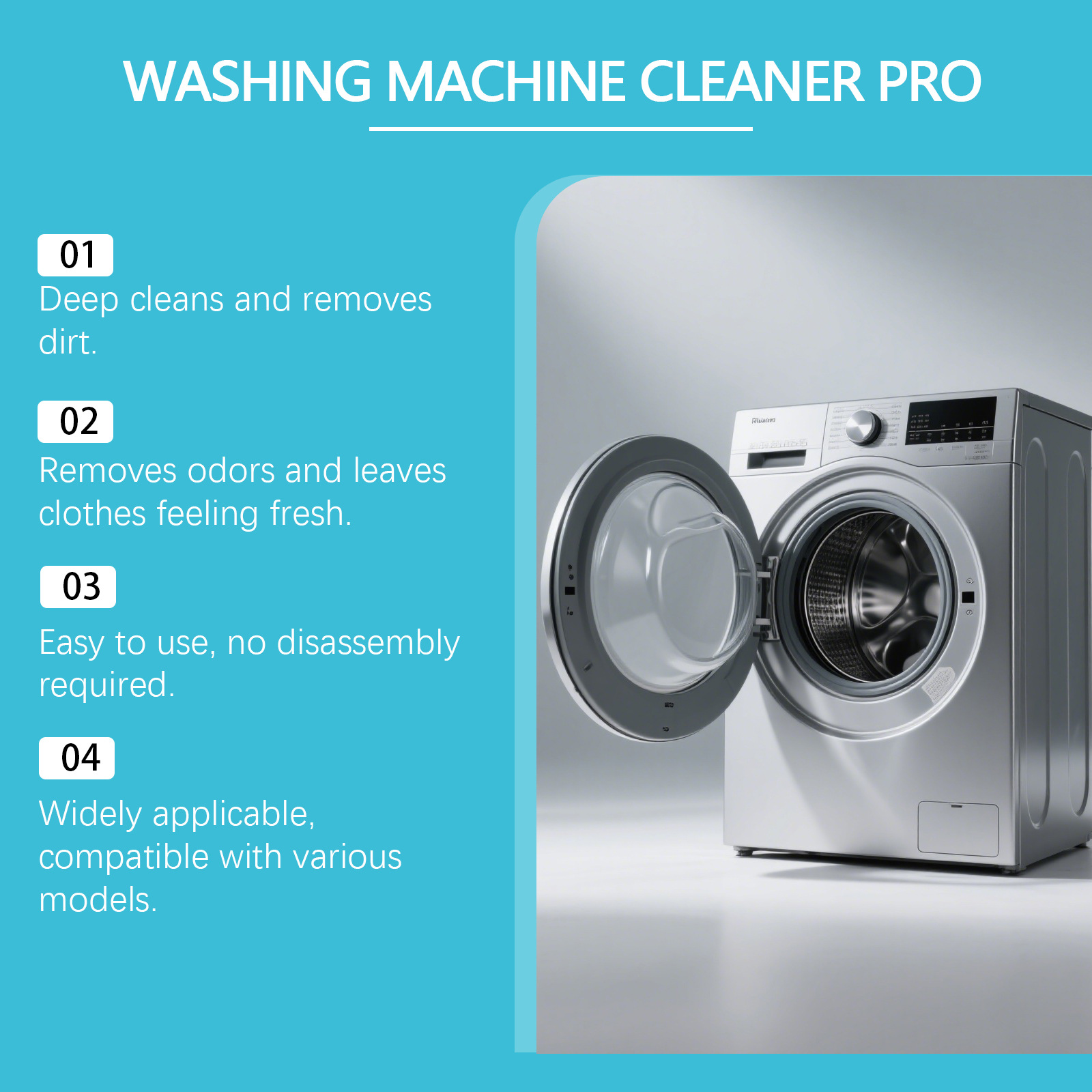 Enzyme-active Washing Machine Cleaning Tablets