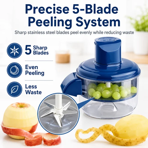 Fully Automatic Household Electric Fruit Peeler, Fruit And Vegetable Grape Peeler, Green Extraction Peeler