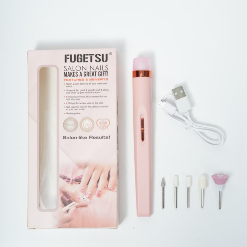 Electric Nail Drill File, Portable Manicure E-file For Acrylic Nails, Gel Remover & Polisher, Mini Cordless Nail Grinder
