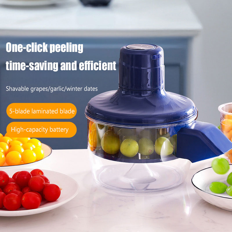 Fully Automatic Household Electric Fruit Peeler, Fruit And Vegetable Grape Peeler, Green Extraction Peeler
