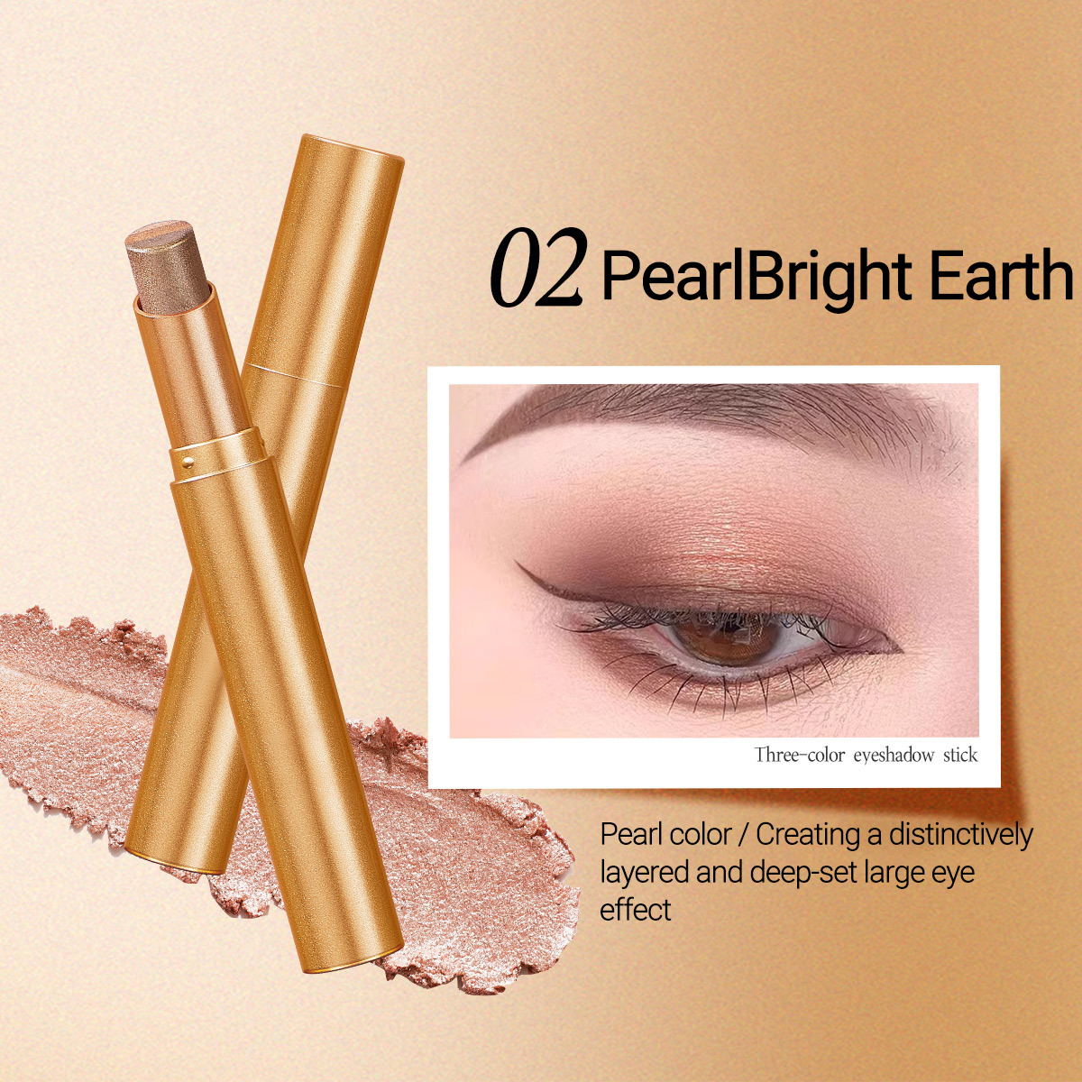 Radiant Tri-color Eyeshadow Stick