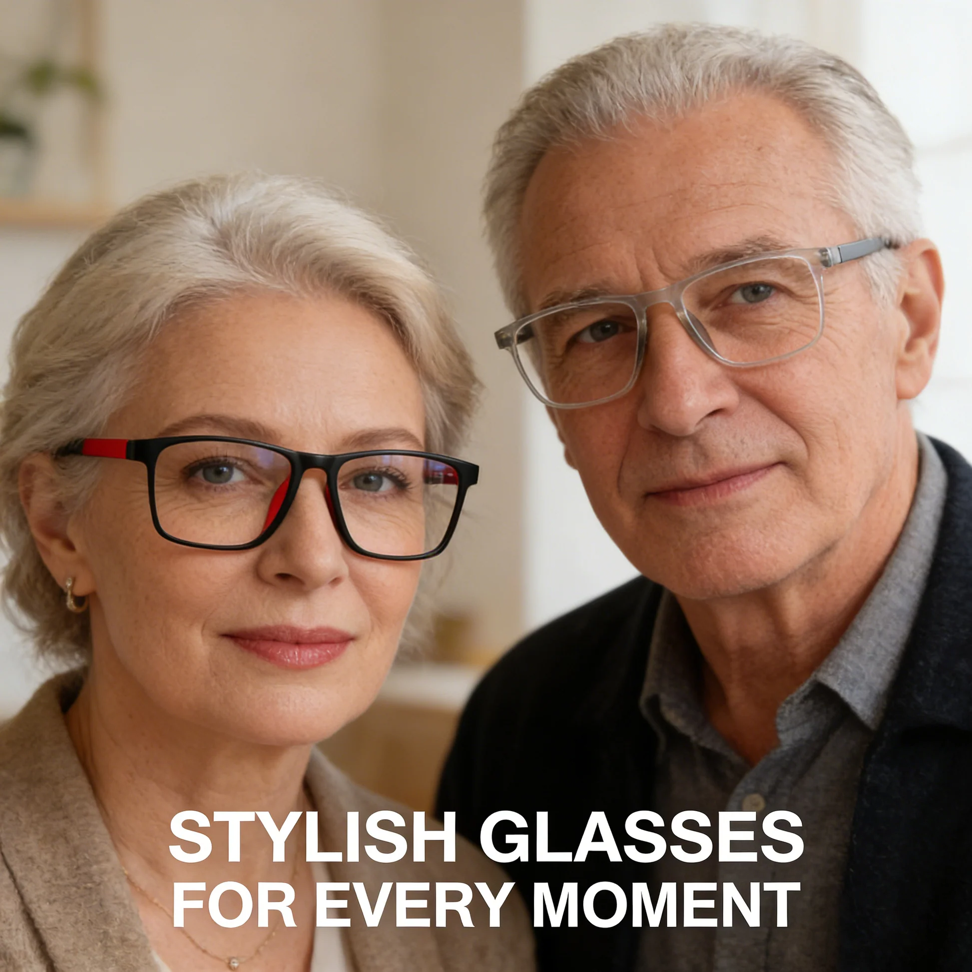 Multi-focus Progressive Reading Glasses – Blue Light Blocking, Ultra-light Sports Frame, Perfect For Distance And Near Vision – Fashionable Eyewear For Seniors