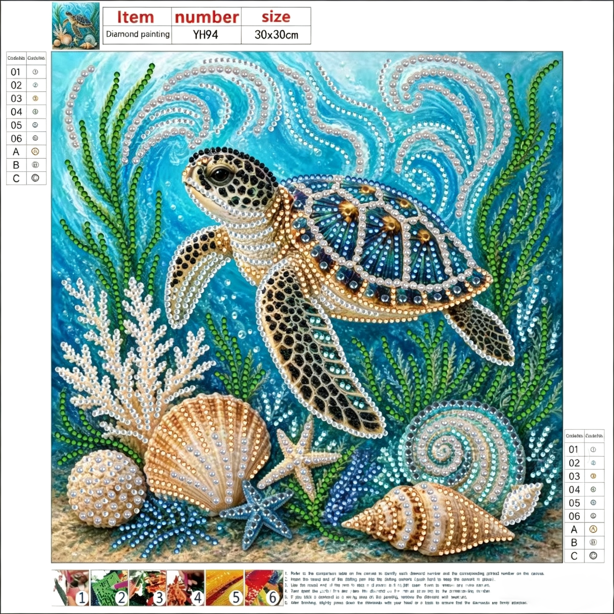 Special-shaped Diamond Painting – Diy Handmade Rhinestone Art Kit, Sparkling Diamond Dots---