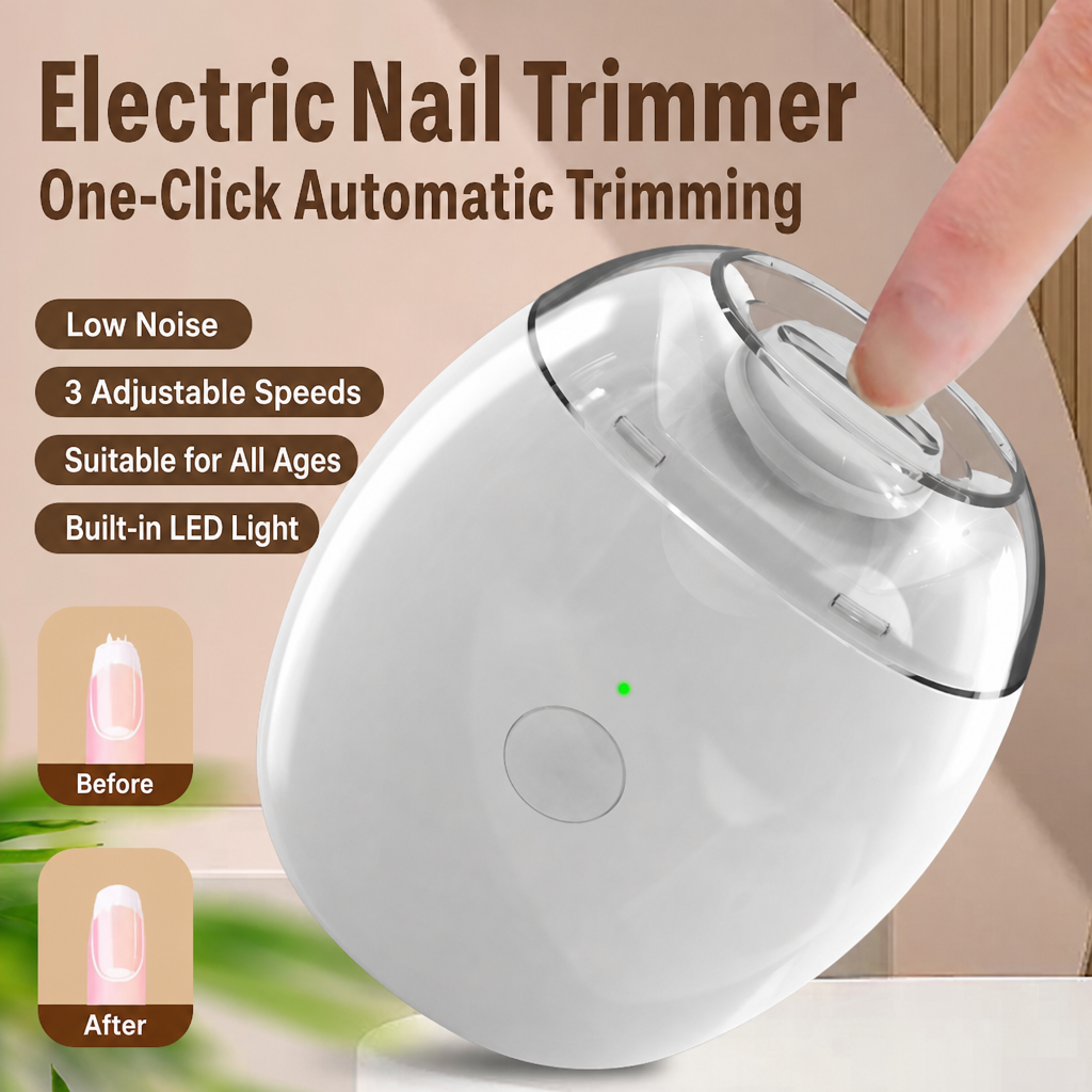 Electric Nail Trimmer Automatic Nail File For Seniors And Children Nail Grind And Trim Tool