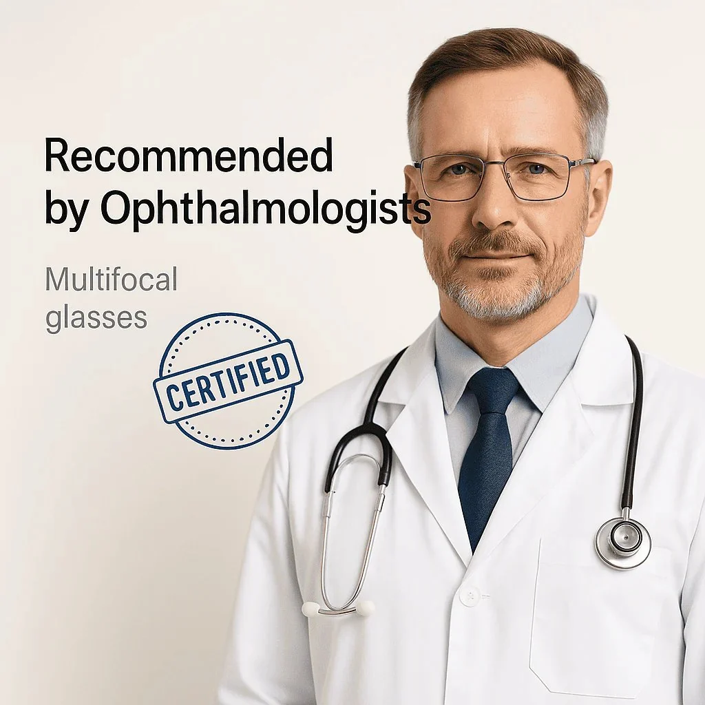 Multi-focus Progressive Reading Glasses – Blue Light Blocking, Ultra-light Sports Frame, Perfect For Distance And Near Vision – Fashionable Eyewear For Seniors