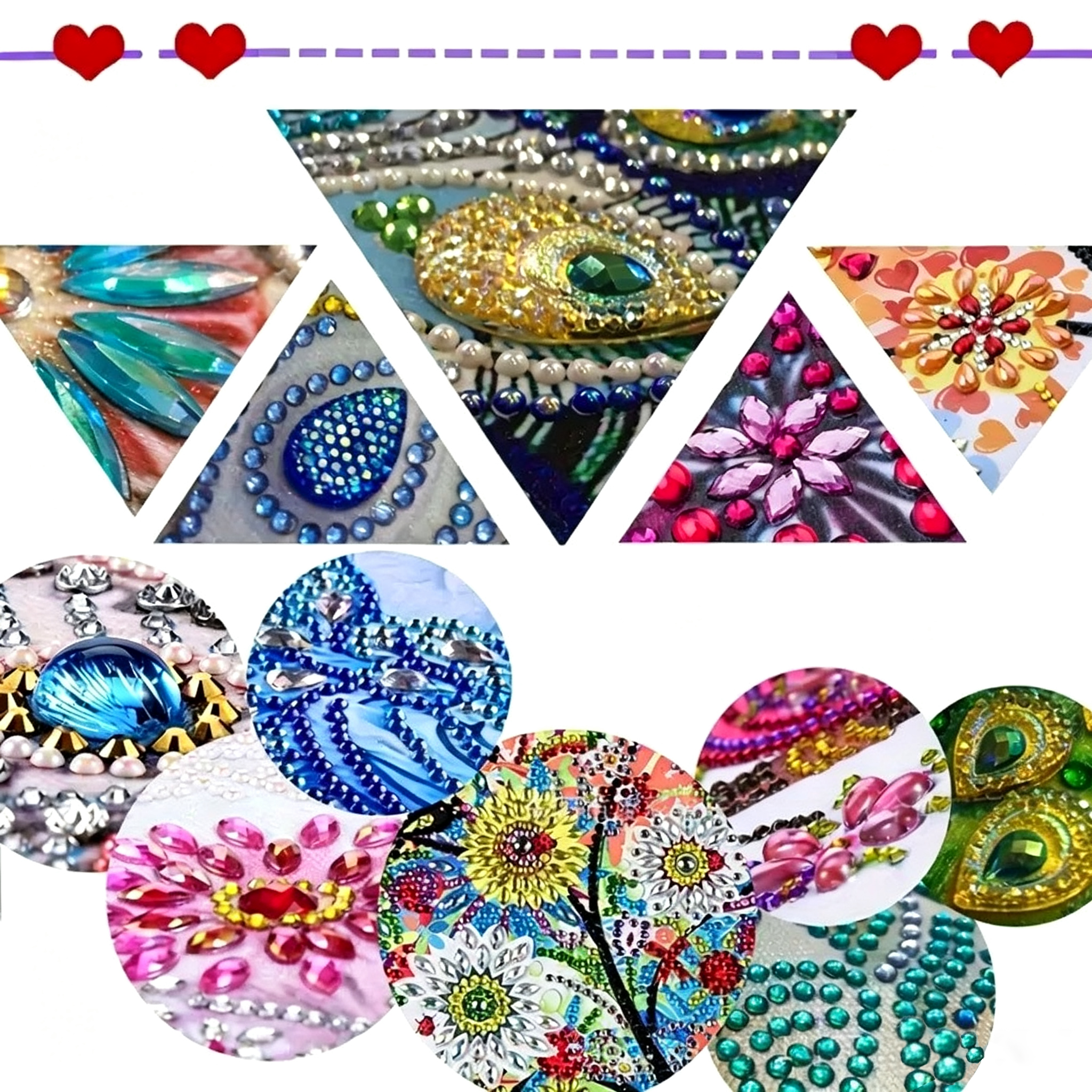 Special-shaped Diamond Painting – Diy Handmade Rhinestone Art Kit, Sparkling Diamond Dots---