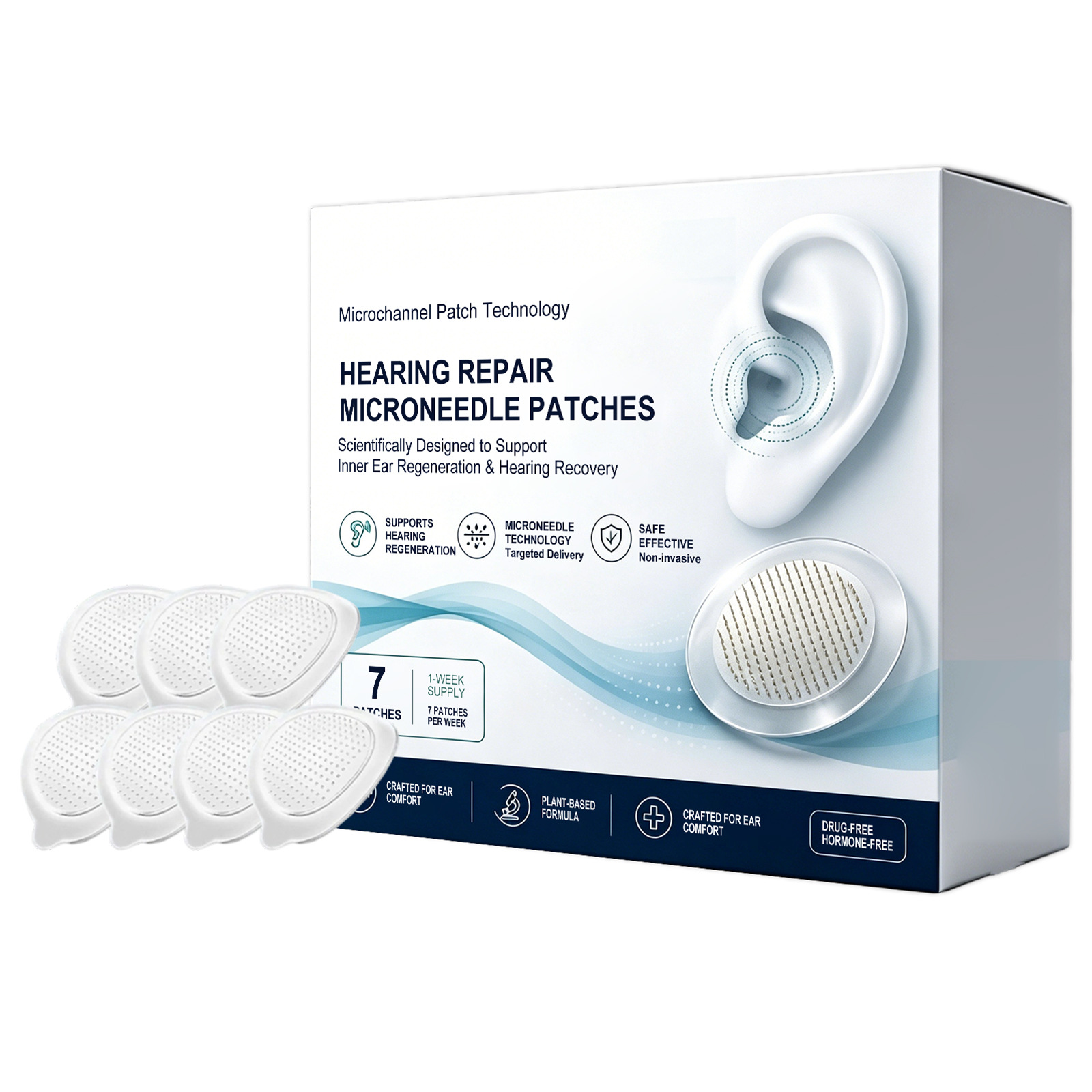 [Gentle Formula Ear Contour Patches For Convenient Daily Care]