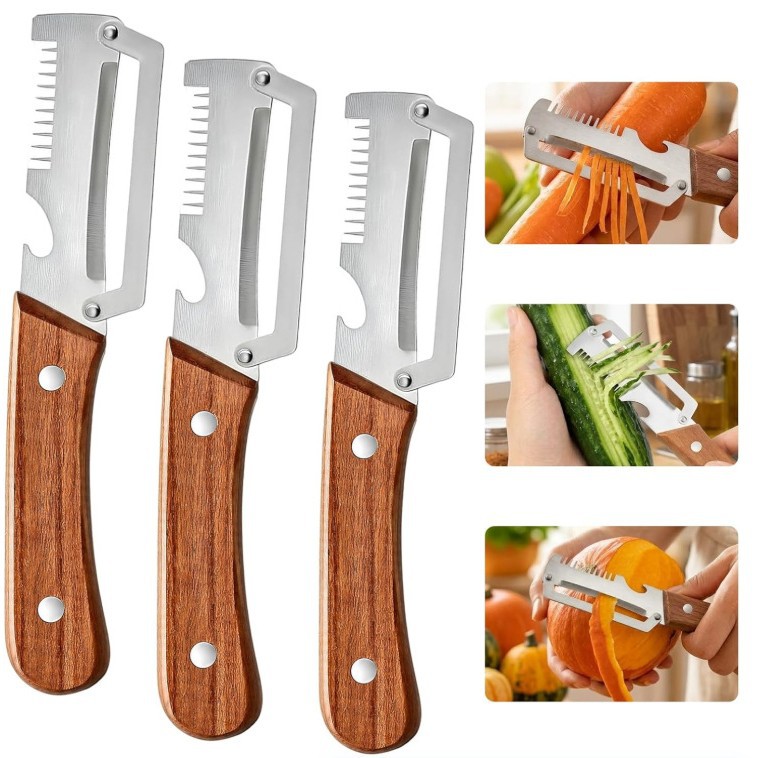 Multi-functional Stainless Steel Peeler