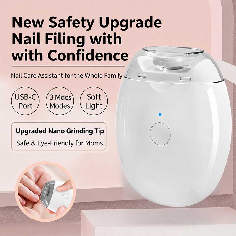 Electric Nail Trimmer Automatic Nail File For Seniors And Children Nail Grind And Trim Tool