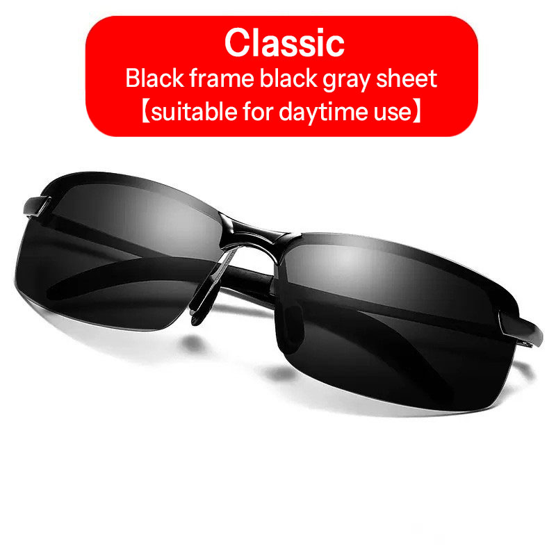 Smart Photochromic Polarized Sunglasses – Day/night Auto-color-changing Driving Glasses For Drivers