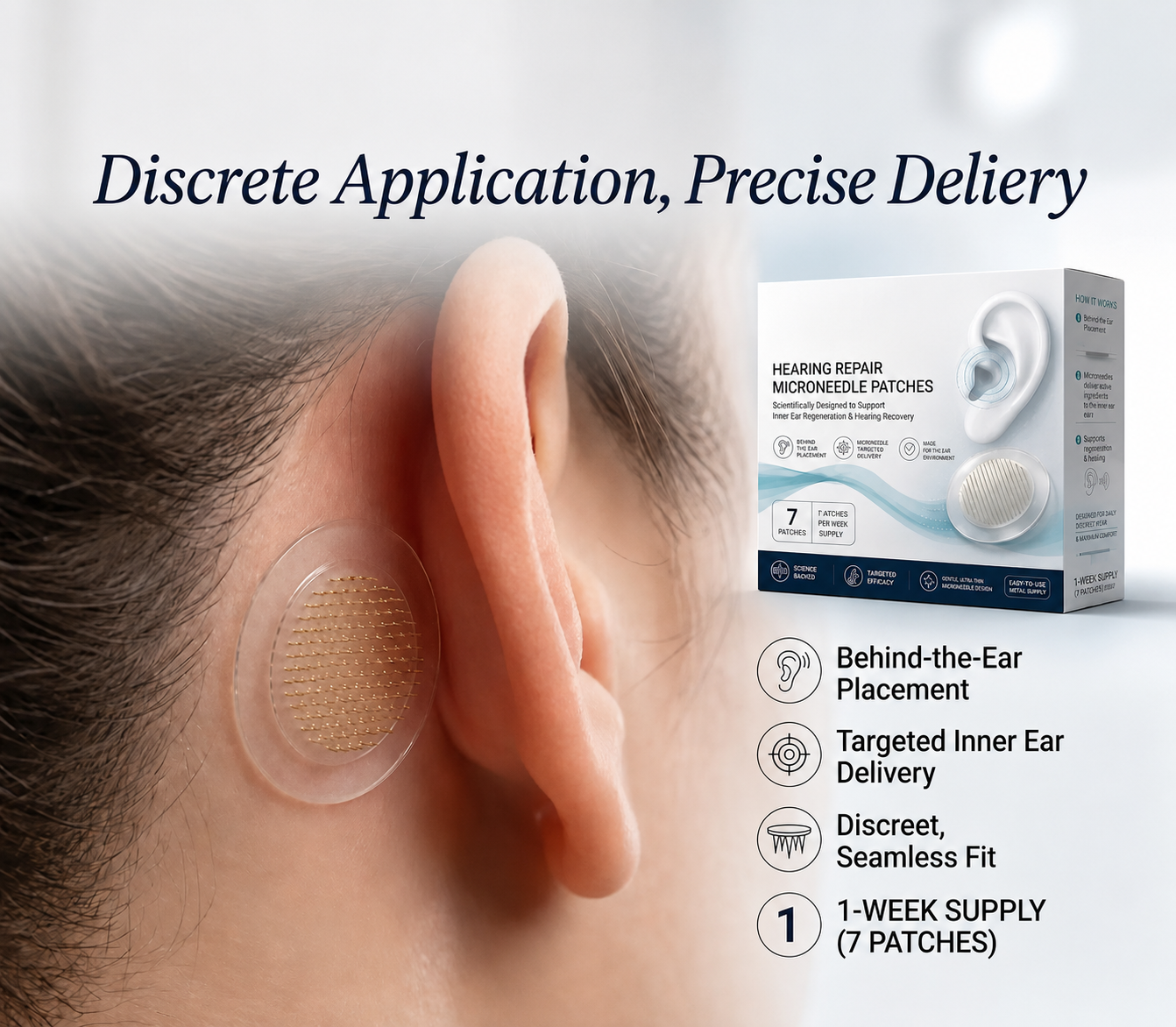 Discreet application and precise delivery