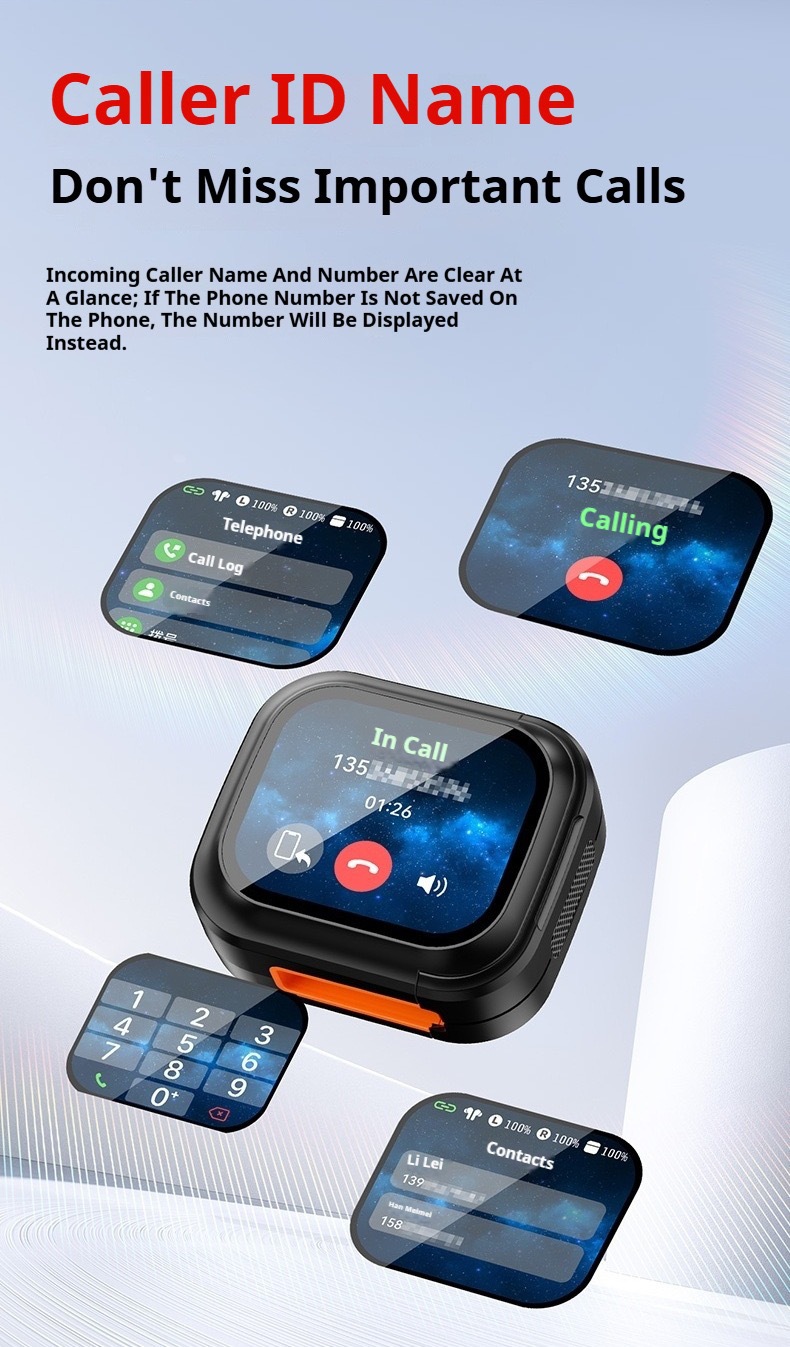Ai Translation Ne20 Touch Screen True Wireless Four Mark Enc Call Noise Reduction Bluetooth Earphones