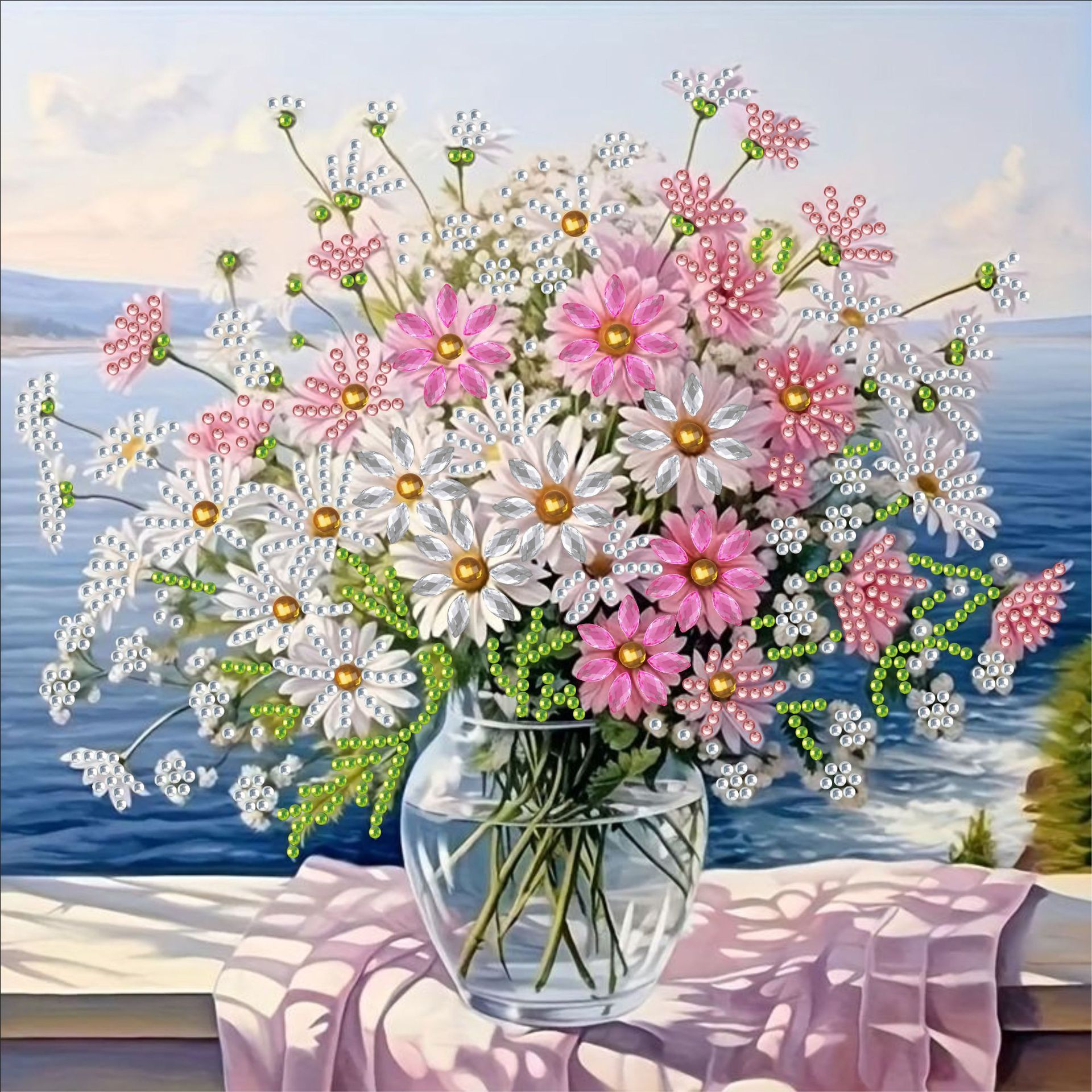 Special-shaped Diamond Painting – Diy Handmade Rhinestone Art Kit, Sparkling Diamond Dots---