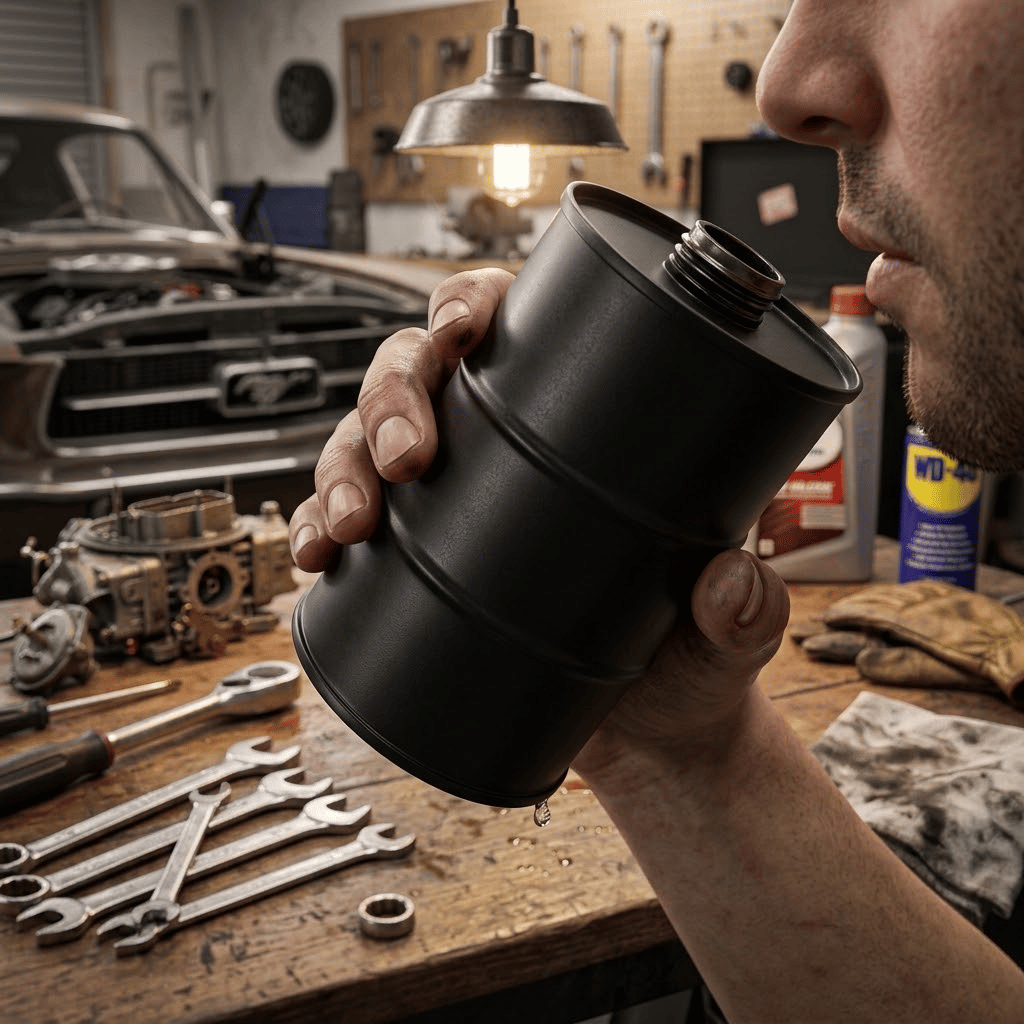 Creative Outdoor Diesel Drum-style Flask—portable Camping Flask