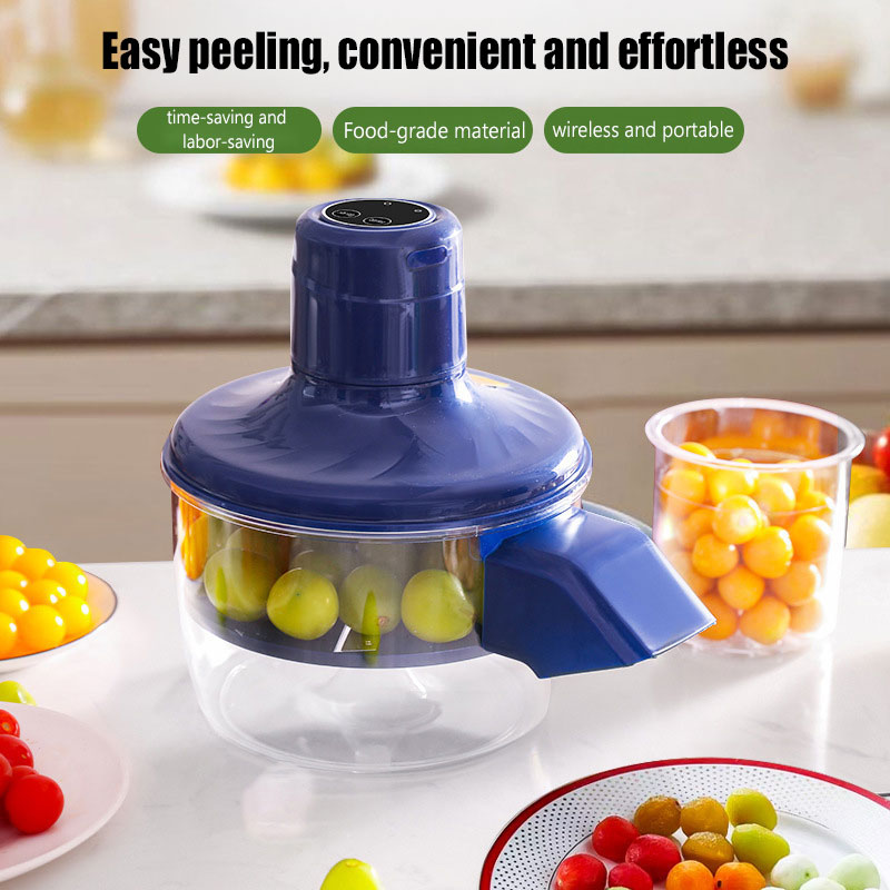 Fully Automatic Household Electric Fruit Peeler, Fruit And Vegetable Grape Peeler, Green Extraction Peeler