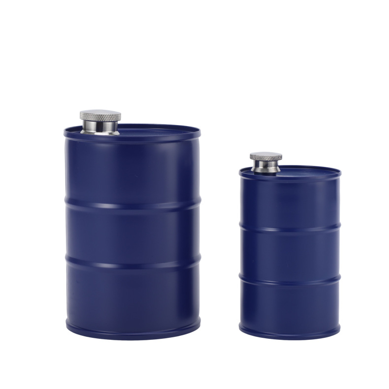 Creative Outdoor Diesel Drum-style Flask—portable Camping Flask