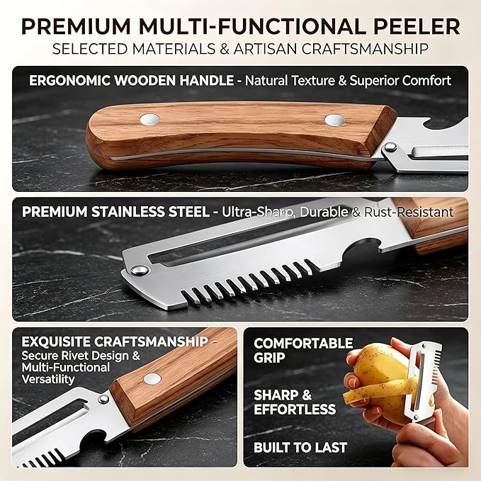 Premium Multi-Functional Peeler Features